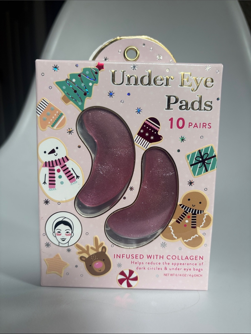 Under Eye Pads - Pink Collagen Infused (10 Pairs)